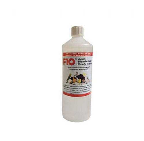 F10 Avian Disinfectant Spray 1 LITR - butelka uzupełniająca GOTOWY DO UŻYCIA preparat do dezynfekcji bezpieczny przy papugach od ParrotPlanet.pl