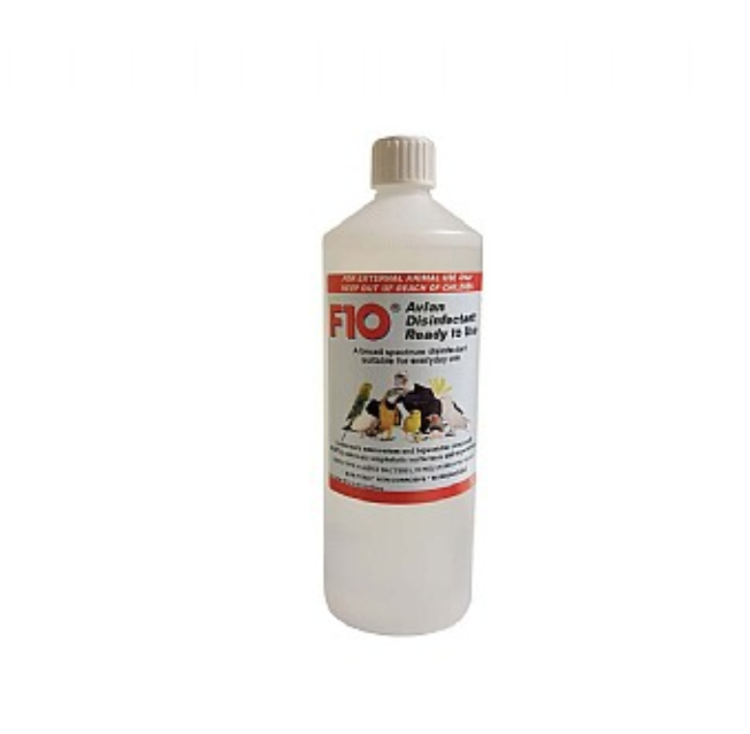 F10 Avian Disinfectant Spray 1 LITR - butelka uzupełniająca GOTOWY DO UŻYCIA preparat do dezynfekcji bezpieczny przy papugach od ParrotPlanet.pl