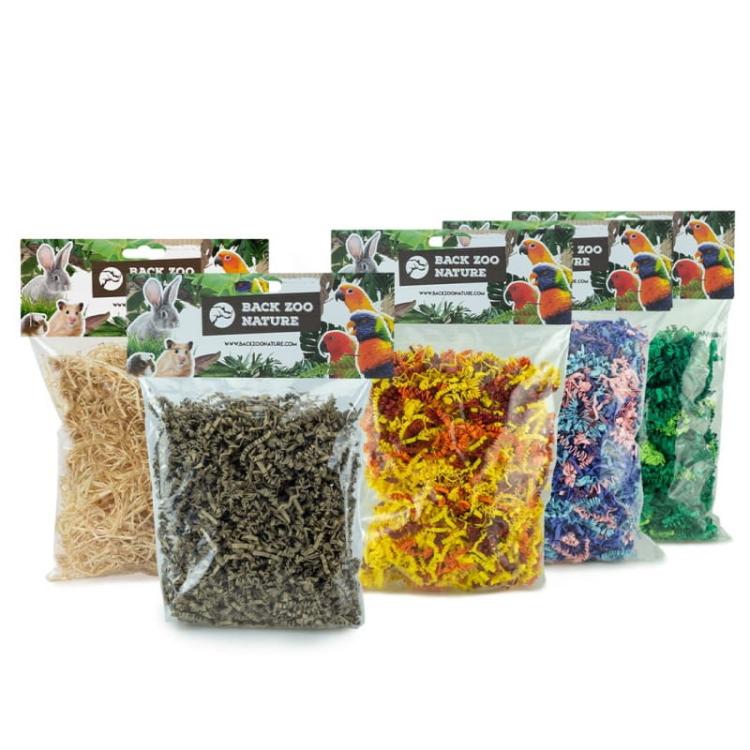 Crinkle Paper Natural - Zestaw NaTURALNEGO papieru do napełniania zabawek od ParrotPlanet.pl