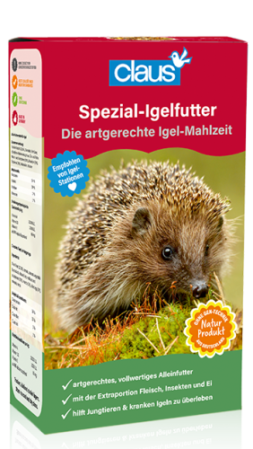 Claus Spezial Igelfutter – aliment complet pour hérissons avec viande, insectes et œuf, 750 g ParrotPlanet.fr