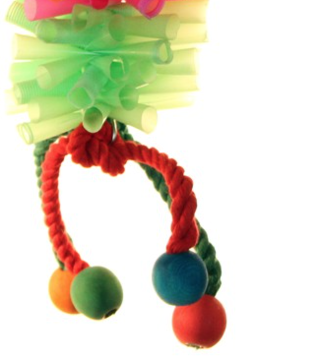Tęczowy Makaron - mega kolorowa zabawka dla wszystkich PaPug 34 cm od ParrotPlanet.pl