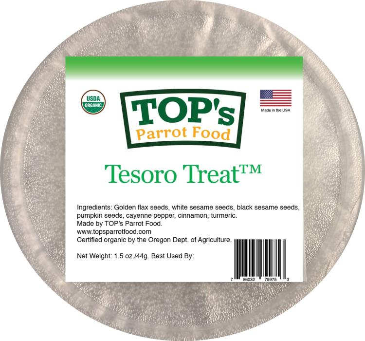 Top's Tesoro Parrot Treat - Original - Ekologiczny przysmak dla Papug 44g od ParrotPlanet.pl