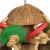 Kokosowe UFO - drewniana zabawka dla dużych papug - 2 kg od ParrotPlanet.pl