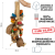 Gigantyczna zabawka z kokosami - drewniana zabawka dla dużych papug - 6,2 kg od ParrotPlanet.pl