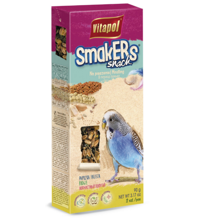 Vitapol - Smakers NA PIERZENIE dla papużki falistej 2szt 90g od ParrotPlanet.pl