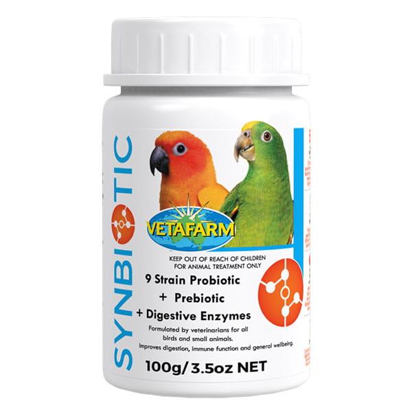 Vetafarm - Synbiotic Avian - Probiotyk z Naturalnym Prebiotykiem 100g od ParrotPlanet.pl