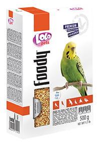 LoLo Pets FOODY Premium 500 g pokarm dla papużek falistych kartoniku od ParrotPlanet.pl
