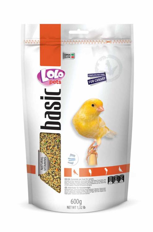 LoLo Pets BASIC 600g pokarm dla KANARKA od ParrotPlanet.pl