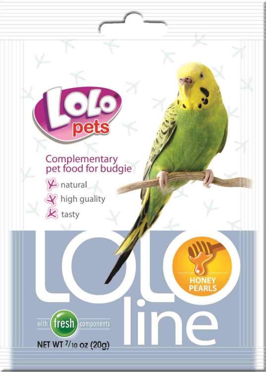 LoLo Pets - LOLO LINE-  MIODOWE PEREŁKI - Mieszanka WZMACNIAJĄCA ODPORNOŚĆ dla mniejszych papug  20g od ParrotPlanet.pl