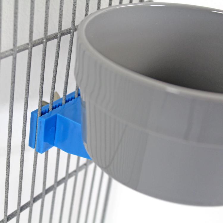 Miseczka plastikowa przykręcana do klatki od ParrotPlanet.pl