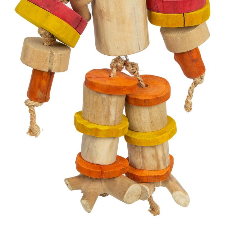 Kapitan - drewniana zabawka dla dużych papug - 1,5 kg od ParrotPlanet.pl