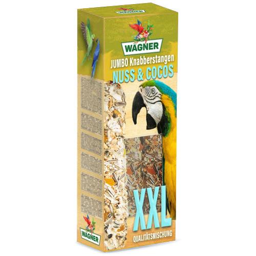 WAGNERS Kolby KoKosowa Rozkosz JUMBO XXL- kolba orzechowo-kokosowa 450g od ParrotPlanet.pl