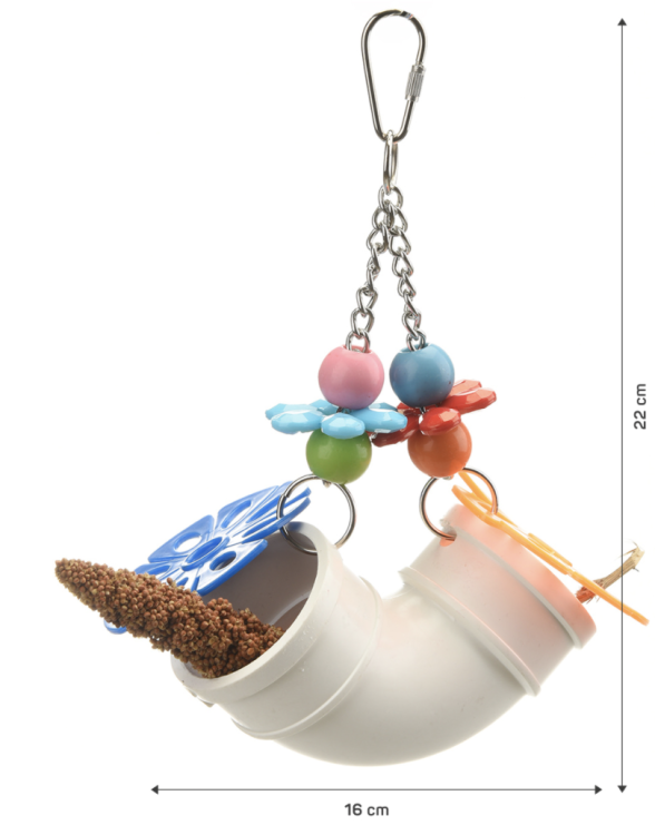 Mini Hydraulik - kolorowa zabawka dla wszystkich papug od ParrotPlanet.pl