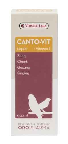 Versele Laga Oropharma Canto-vit Liquid - preparat witaminowy na śpiew i płodność dla ptaków 30 ml