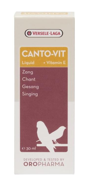Versele Laga Oropharma Canto-vit Liquid - preparat witaminowy na śpiew i płodność dla ptaków 30 ml