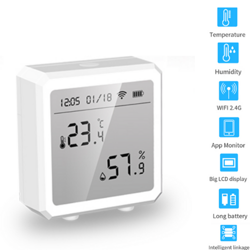 Smart Home – thermomètre et hygromètre Wi-Fi pour surveiller la température et l’humidité de la pièce des perroquets ParrotPlanet.fr