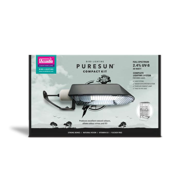 Arcadia Puresun Compact 20W - Zestaw oświetleniowy - lampa- dla papug od ParrotPlanet.pl