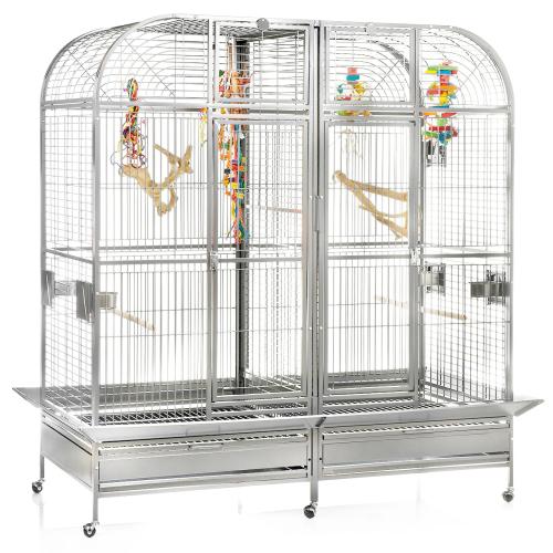 Montana XXL Palace Dark – très grande cage pour grands perroquets ParrotPlanet.fr