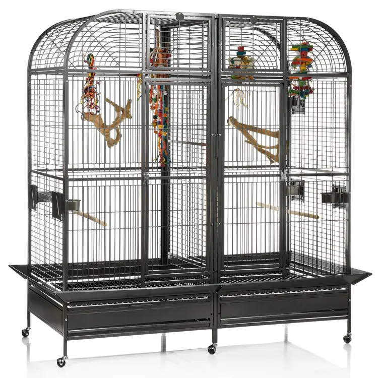Montana XXL Palace Dark – très grande cage pour grands perroquets ParrotPlanet.fr