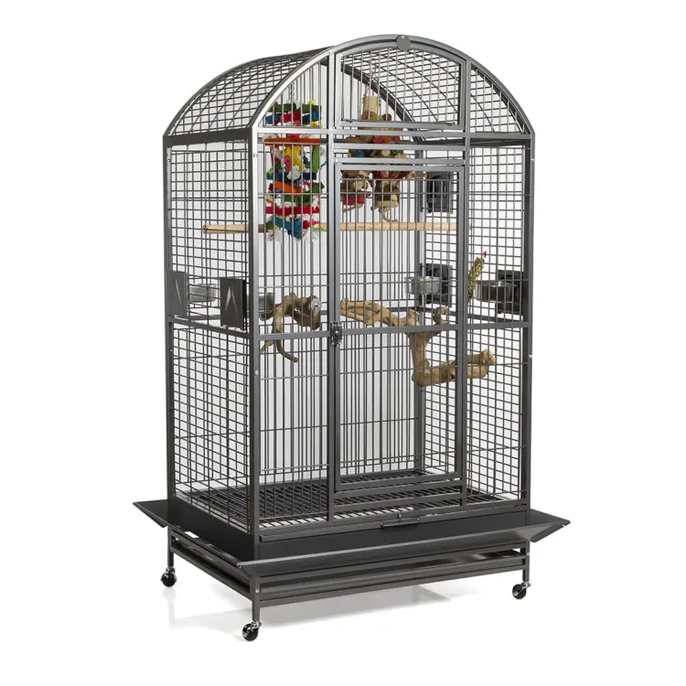 Montana Castell Dome BIG – grande cage pour perroquets moyens et grands ParrotPlanet.fr