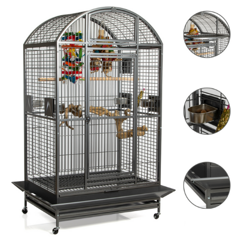 Montana Castell Dome BIG – grande cage pour perroquets moyens et grands ParrotPlanet.fr