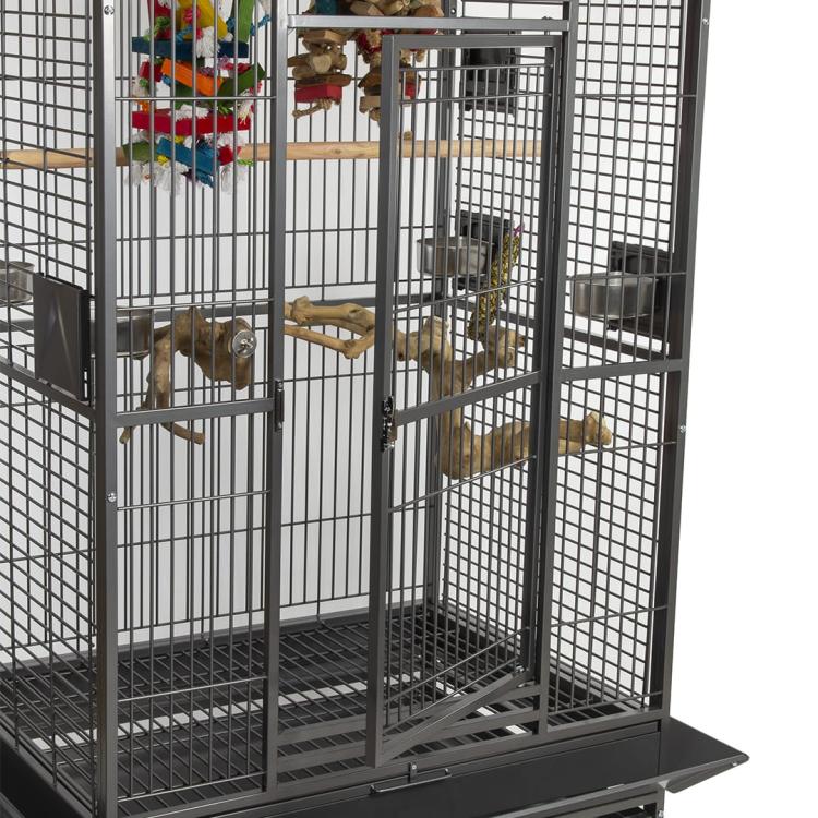 Montana Castell Dome BIG – grande cage pour perroquets moyens et grands ParrotPlanet.fr