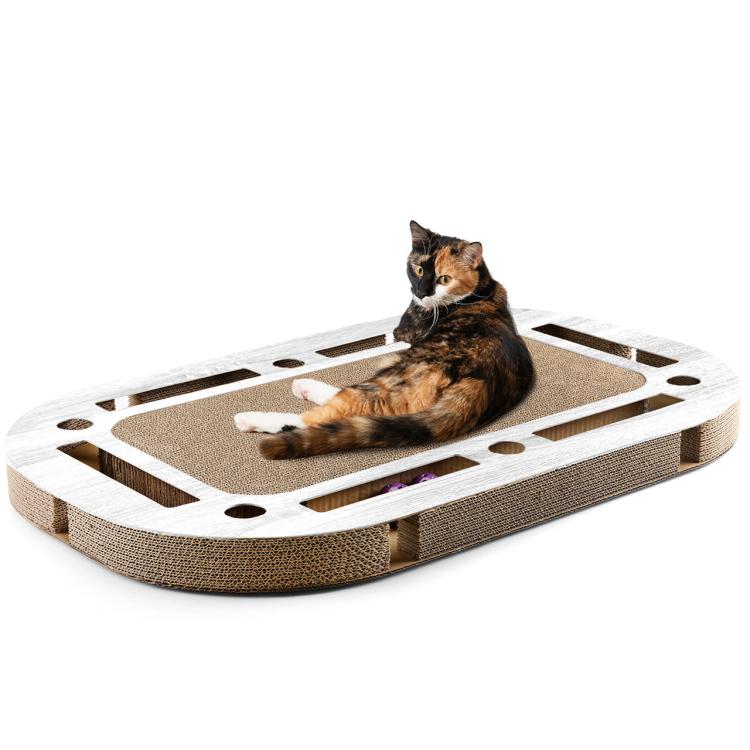 PlayPlate - CanadianCat - Plac zabaw dla kota z drapakiem - jasnoszary od ParrotPlanet.pl