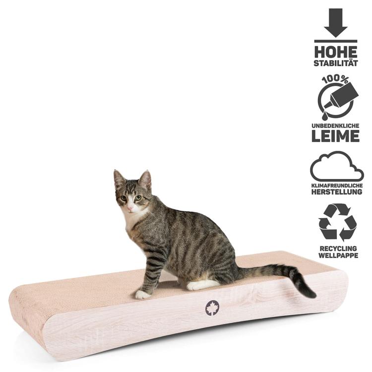 Drapak dla KOTA CanadianCat Jumbo Wave XXL orzech jasny  od ParrotPlanet.pl