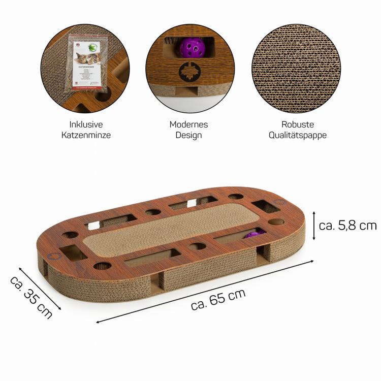 Zabawka dla KOTA Canadian Cat PlayPlate z drapakiem od ParrotPlanet.pl