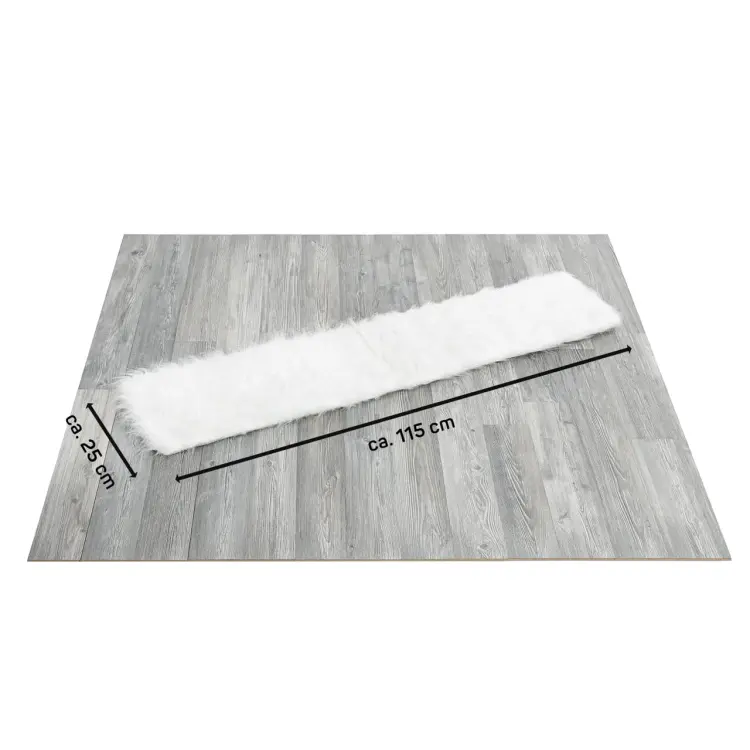 Leżanka, legowisko, mata na parapet dla kota | Canadian Cat | rozkosznie miękka | biała | 115cm x 25cm od ParrotPlanet.pl