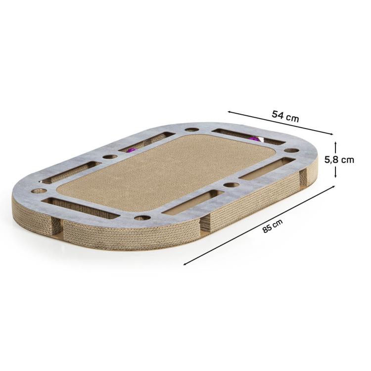 PlayPlate | Plac zabaw dla kota z drapakiem| Canadian Cat | o wyglądzie betonu od ParrotPlanet.pl