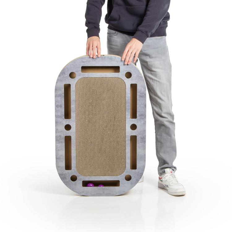 PlayPlate | Plac zabaw dla kota z drapakiem| Canadian Cat | o wyglądzie betonu od ParrotPlanet.pl