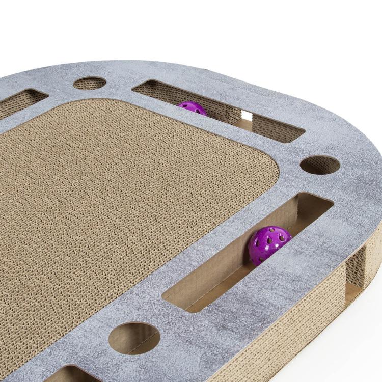 PlayPlate | Plac zabaw dla kota z drapakiem| Canadian Cat | o wyglądzie betonu od ParrotPlanet.pl