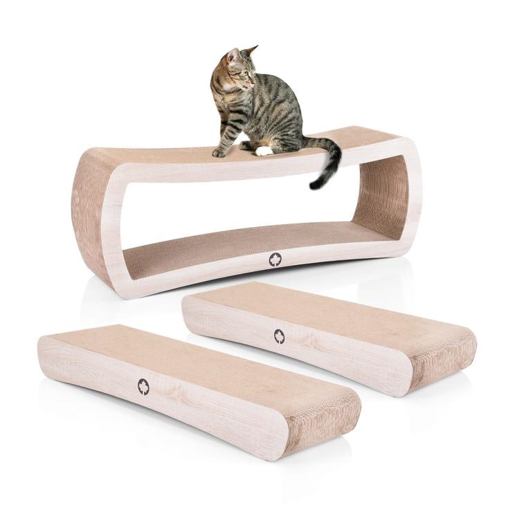 ZESTAW JUMBO 1 szt Galaxy + 2 szt WAVE XXL | 3 Drapaki dla KOTA | Canadian Cat | NATURALNY OD PARROTPLANET.PL