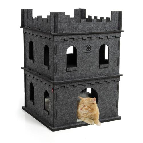 Felty Fort | Koci Zamek | Canadian Cat | 2 kondygnacje | z poduszką od ParrotPlanet.pl