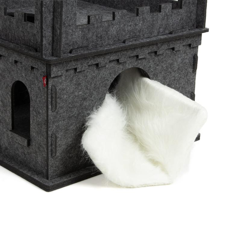 Felty Fort | Koci Zamek | Canadian Cat | 2 kondygnacje | z poduszką od ParrotPlanet.pl