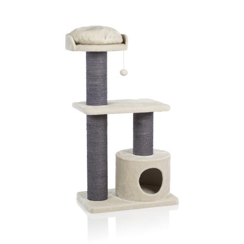 Drapak Maine Coon 120 | Canadian Cat | kremowy | kolumny średnica 15 cm | XXL od ParrotPlanet.pl