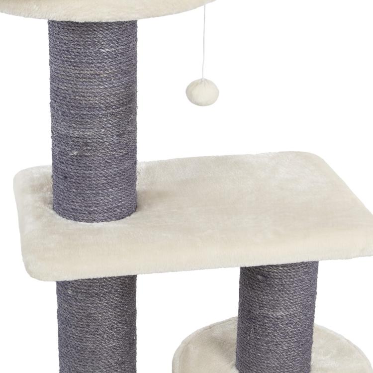 Drapak Maine Coon 120 | Canadian Cat | kremowy | kolumny średnica 15 cm | XXL od ParrotPlanet.pl