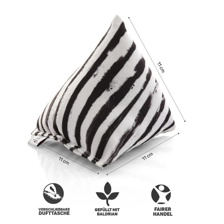 Poduszeczka PIRAMIDKA XL do Przytulania dla kota | Canadian Cat | ZEBRA | waleriana 11g od ParrotPlanet.pl