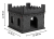 Felty Fort | Koci Zamek | Canadian Cat | 1 POZIOM | PARTER | z poduszką od ParrotPlanet.pl
