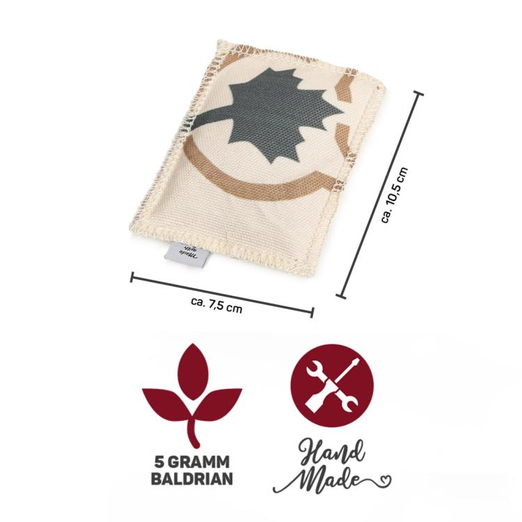 Poduszeczka do Przytulania dla kota| Canadian Cat | LOVE | śmietankowa | waleriana 5g