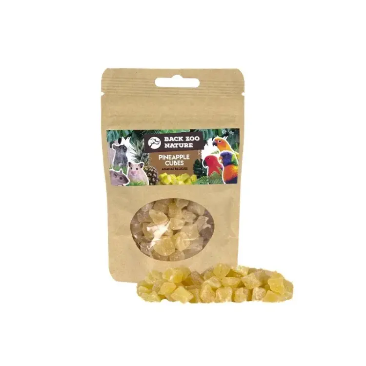 Back Zoo Nature - Suszone Kostki Ananasa dla papug 250g od ParrotPlanet.pl