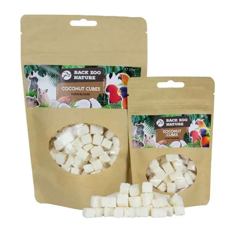 Back Zoo Nature -  Suszona Kostki Kokosa dla papug 50g  od ParrotPlanet.pl