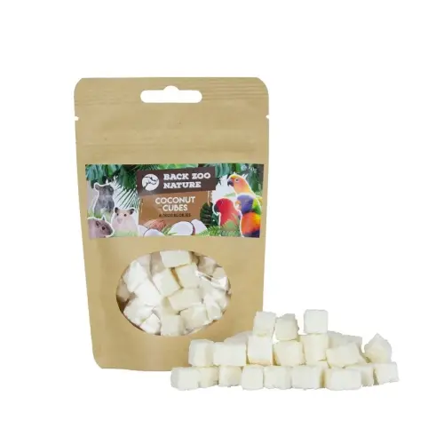 Back Zoo Nature - Suszona Kostki Kokosa dla papug 250g od ParrotPlanet.pl
