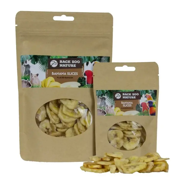 Back Zoo Nature - Suszone Kawałki Banana dla papug 150g od ParrotPlanet.pl