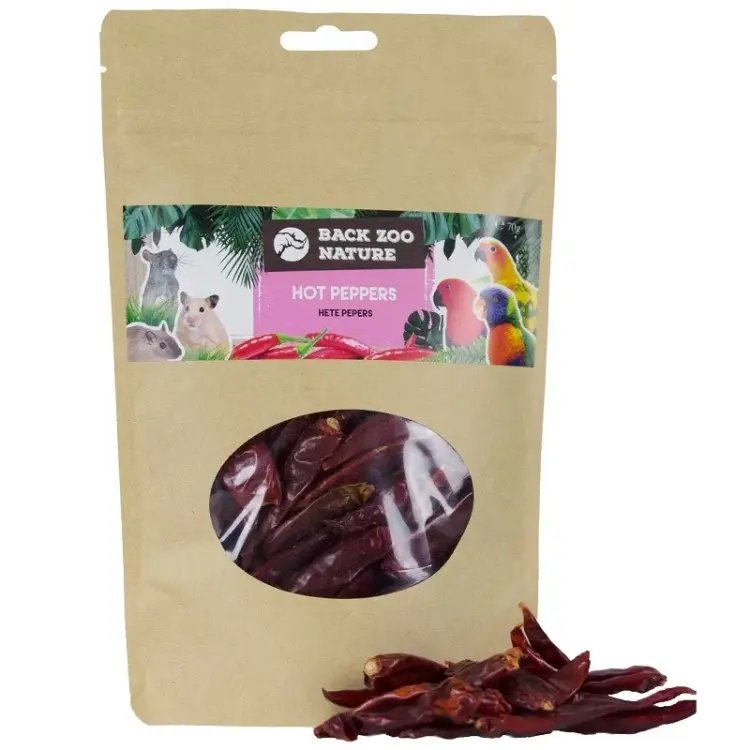 Back Zoo Nature -  Ostre Papryczki dla papug 70g od ParrotPlanet.pl