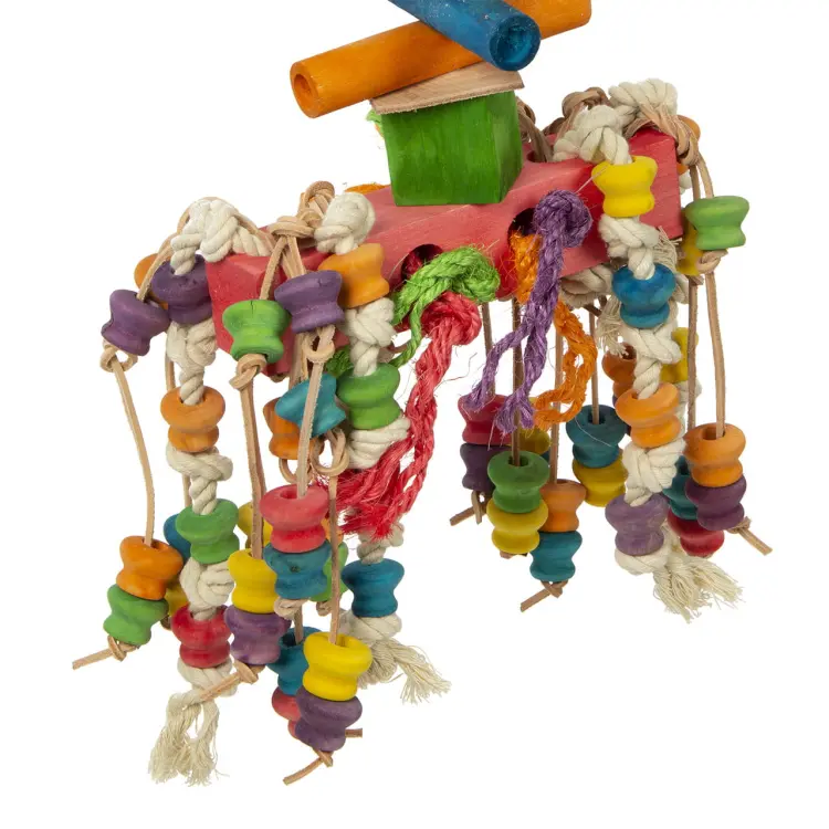 Papuga na gigancie - zabawka dla dużych papug rozm.XL od ParrotPlanet.pl