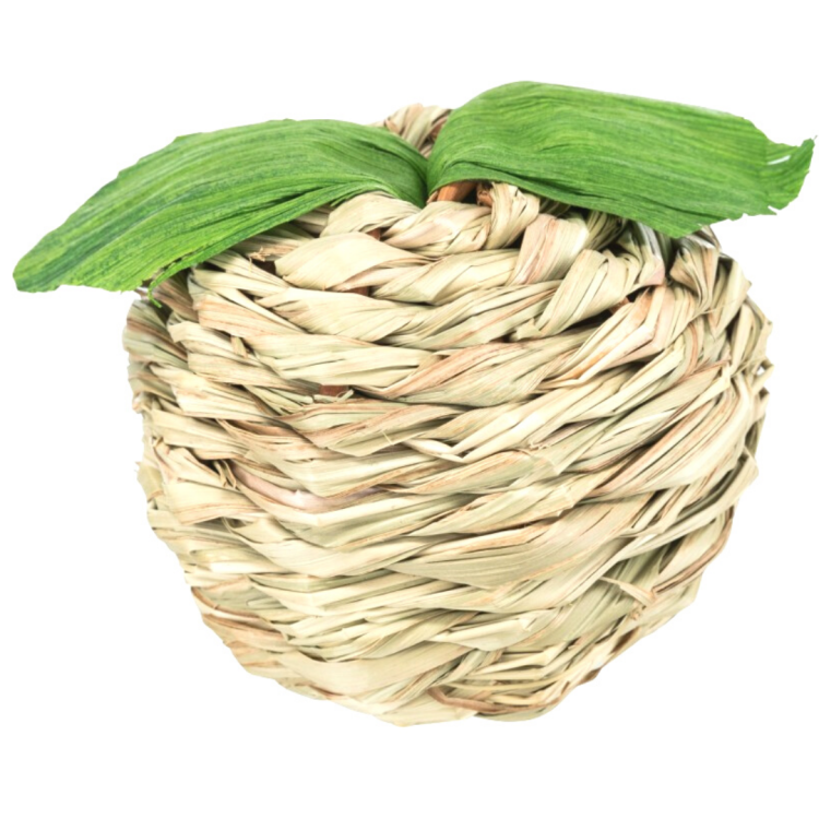 Wiklinowa Pomarańcza 8 cm – Naturalna Zabawka do Łapki dla Średnich i Dużych Papug | Shredding Toy od ParrotPlanet.pl