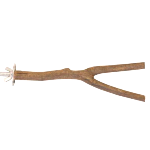 Żerdź naturalna Y rozmiar M - 30cmx2cm od ParrotPlanet.pl