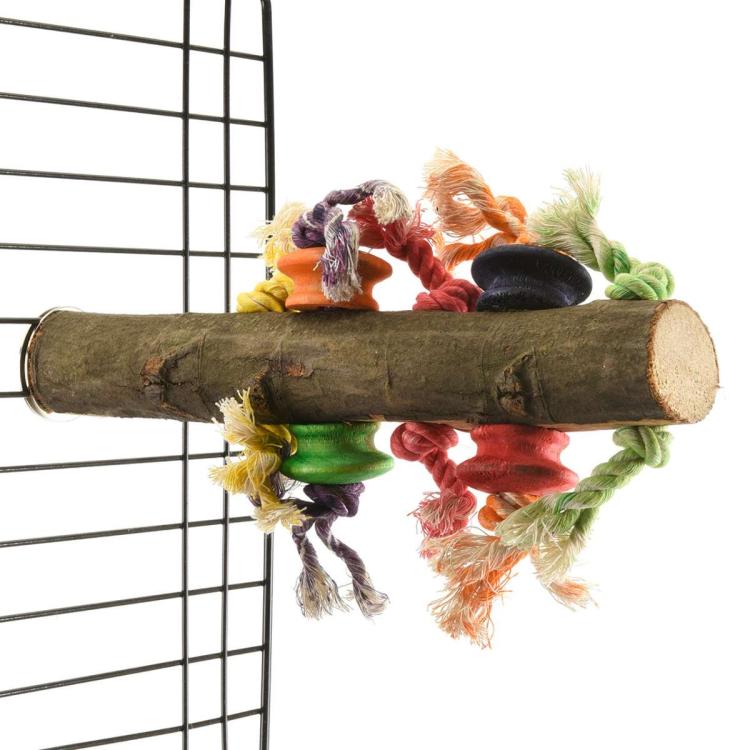 Żerdź Drewniana L - dla dużych i średnich papug od ParrotPlanet.pl